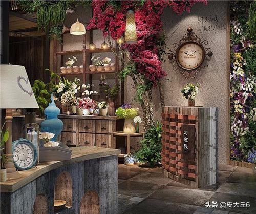 花店装修布置图(花店的装修风格及效果图介绍)